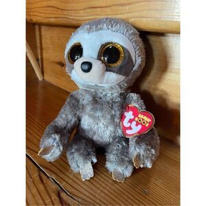 TY Beanie Boos 6" DANGLER the Sloth Plush Stuffed Animal Toy MWMTs Ty Heart Tags